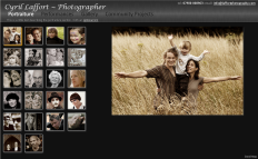 For Cyril, a photographer friend of mine... screenshot of Photography website